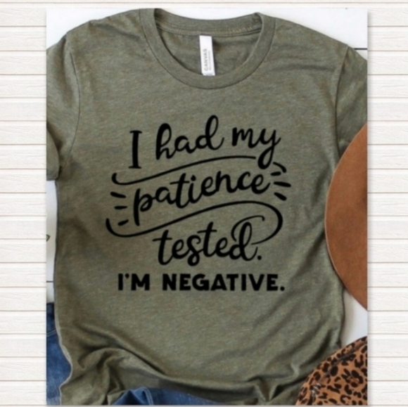 ALMOST SOLD OUT GO TO NEW LISTING Patience Tee Mom Pandemic Nurse Medical Mother - Picture 7 of 7